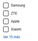 Modelo de celular